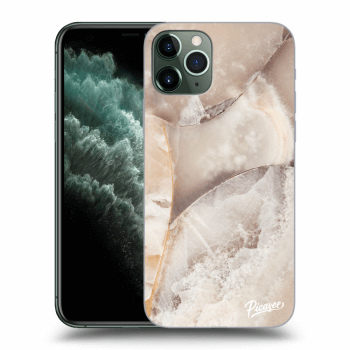 Picasee átlátszó szilikon tok az alábbi mobiltelefonokra Apple iPhone 11 Pro - Cream marble