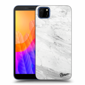 Tok az alábbi mobiltelefonokra Huawei Y5P - White marble