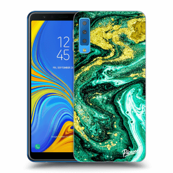 Tok az alábbi mobiltelefonokra Samsung Galaxy A7 2018 A750F - Green Gold