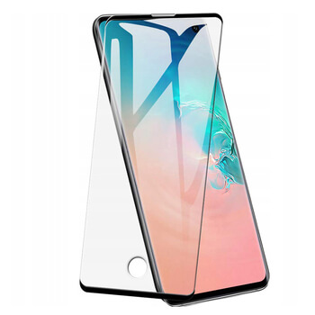 3x 3D üvegfólia az alábbi mobiltelefonokra Samsung Galaxy S10 G973 - fekete