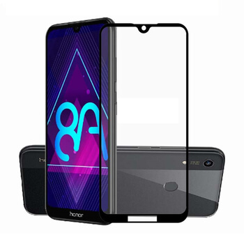 3D üvegfólia kerettel az alábbi mobiltelefonokra Honor 8A - fekete