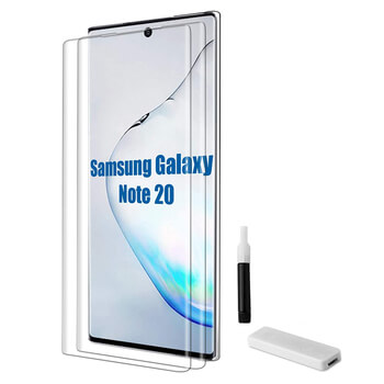 3D UV ívelt edzett üveg védőfólia az alábbi modellek számára Samsung Galaxy Note 20