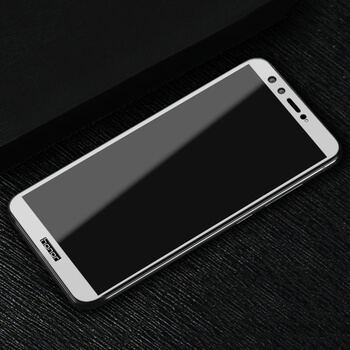 Picasee 3D üvegfólia kerettel az alábbi mobiltelefonokra Honor 9 Lite - fehér