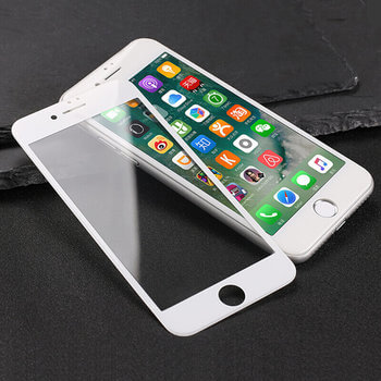 3x 3D üvegfólia kerettel az alábbi mobiltelefonokra Apple iPhone SE 2022 - fehér