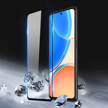 Picasee 3D üvegfólia kerettel az alábbi mobiltelefonokra Honor X8 5G - fekete