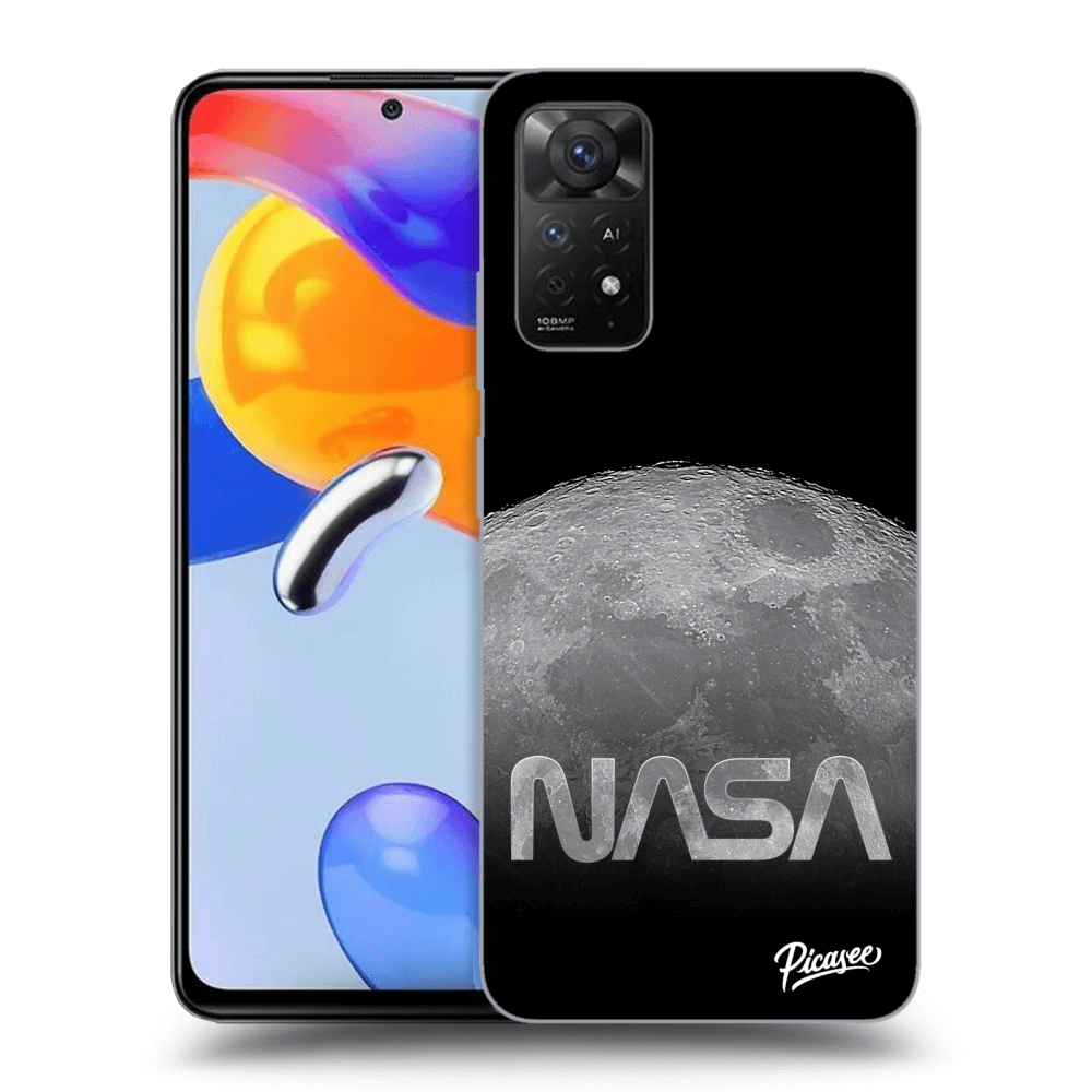 Fekete Szilikon Tok Az Alábbi Mobiltelefonokra Xiaomi Redmi Note 11 Pro 5G - Moon Cut