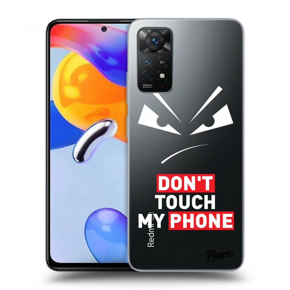 Átlátszó Szilikon Tok Az Alábbi Mobiltelefonokra Xiaomi Redmi Note 11 Pro 5G - Evil Eye - Transparent