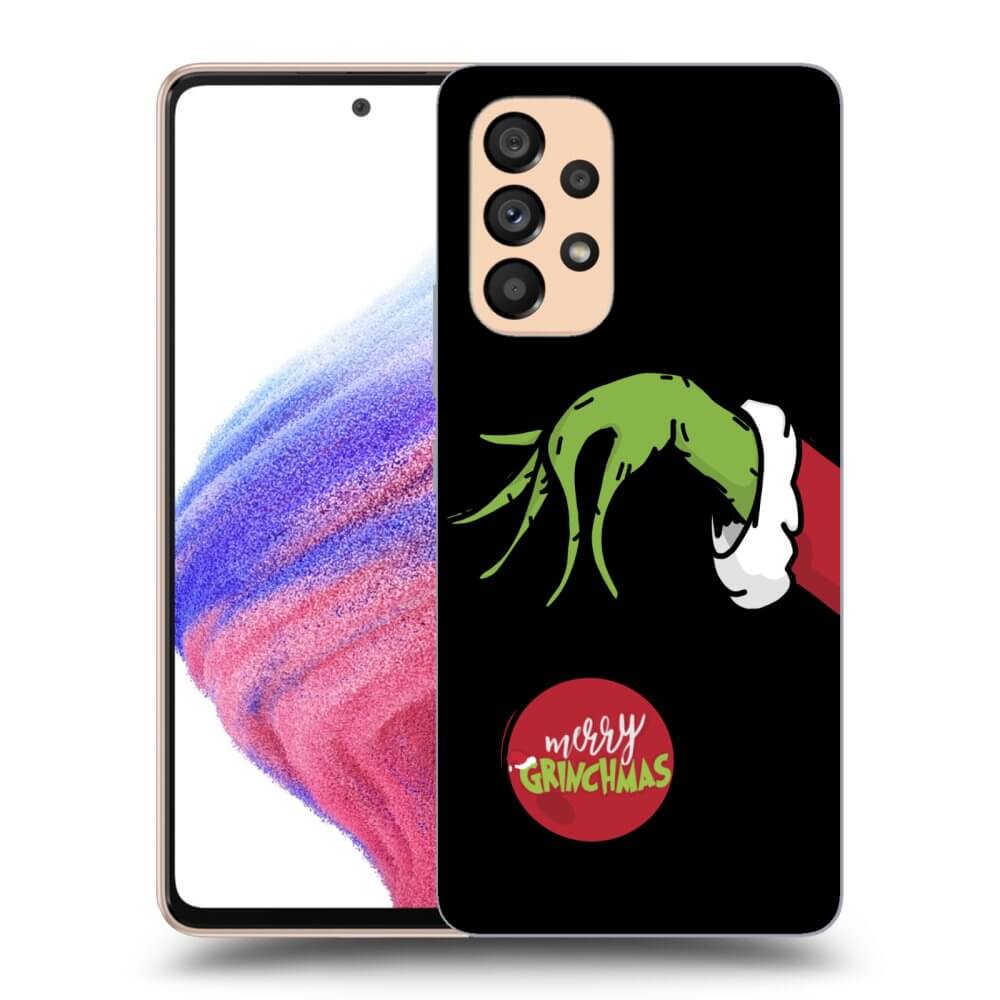 Fekete Szilikon Tok Az Alábbi Mobiltelefonokra Samsung Galaxy A53 5G - Grinch