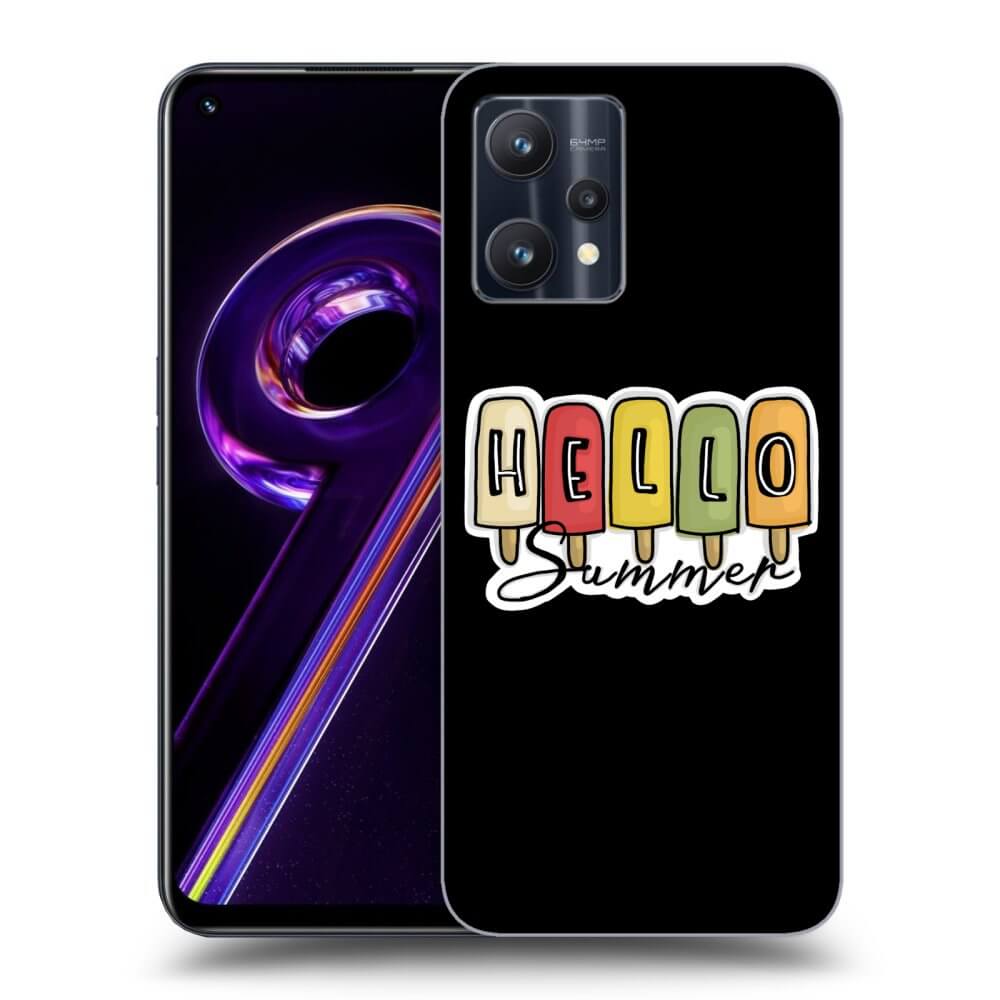 Fekete Szilikon Tok Az Alábbi Mobiltelefonokra Realme 9 Pro 5G - Ice Cream