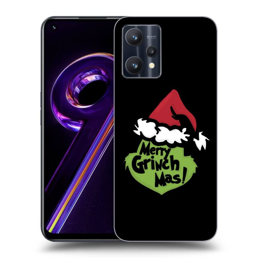 Fekete Szilikon Tok Az Alábbi Mobiltelefonokra Realme 9 Pro 5G - Grinch 2