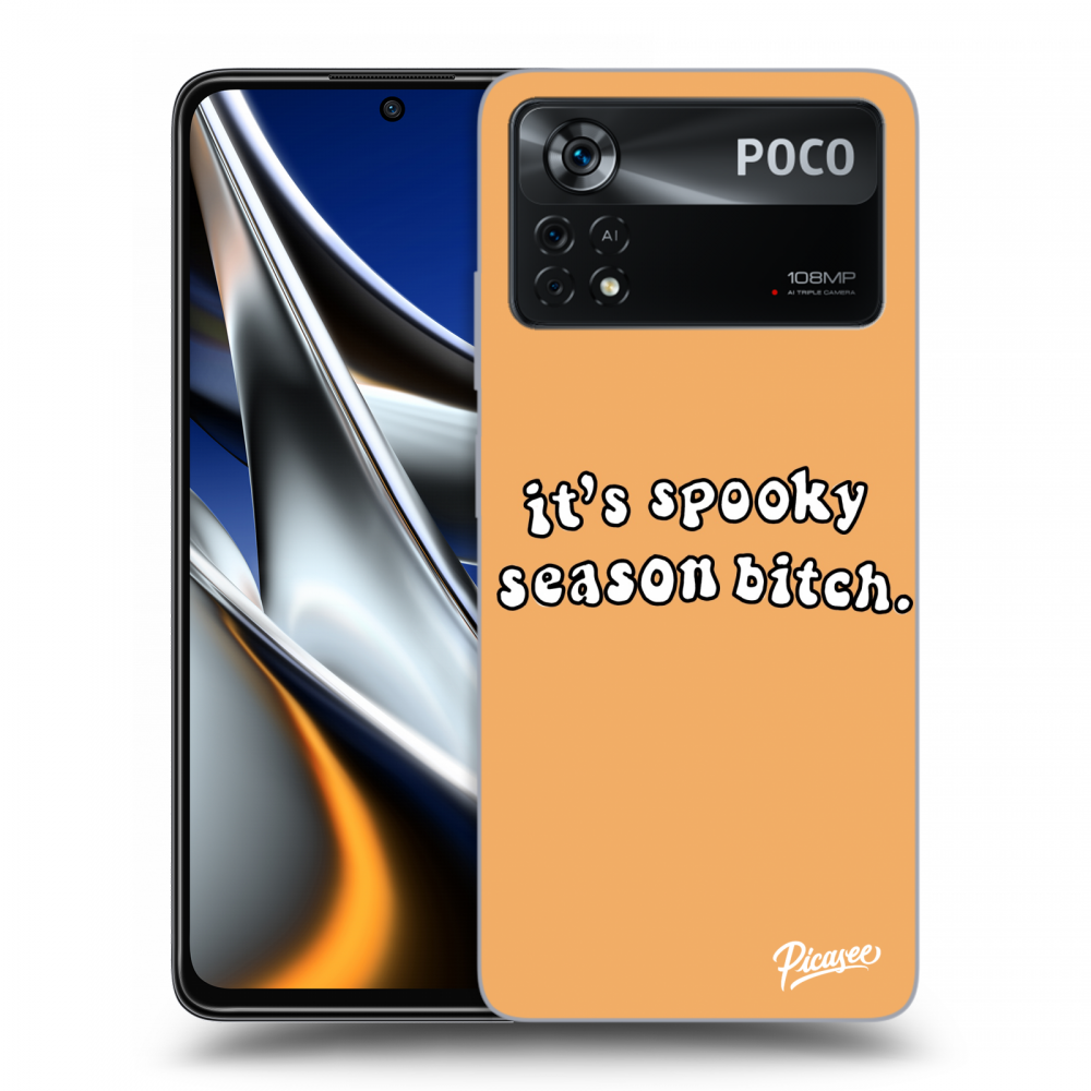 Átlátszó Szilikon Tok Az Alábbi Mobiltelefonokra Xiaomi Poco X4 Pro 5G - Spooky Season