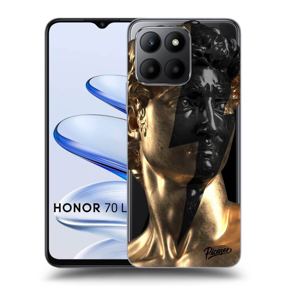 Átlátszó Szilikon Tok Az Alábbi Mobiltelefonokra Honor 70 Lite - Wildfire - Gold