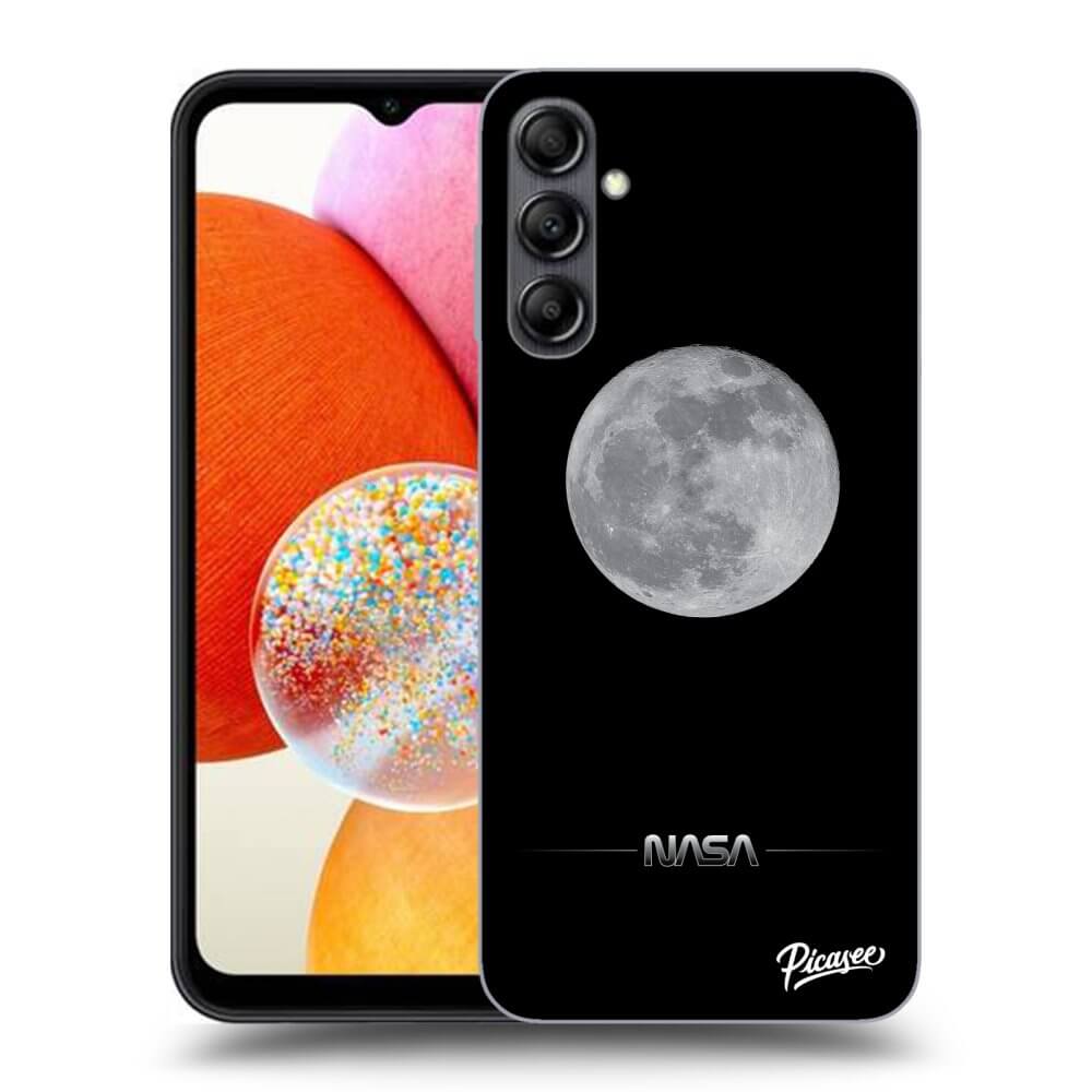 Fekete Szilikon Tok Az Alábbi Mobiltelefonokra Samsung Galaxy A15 A155F 4G - Moon Minimal