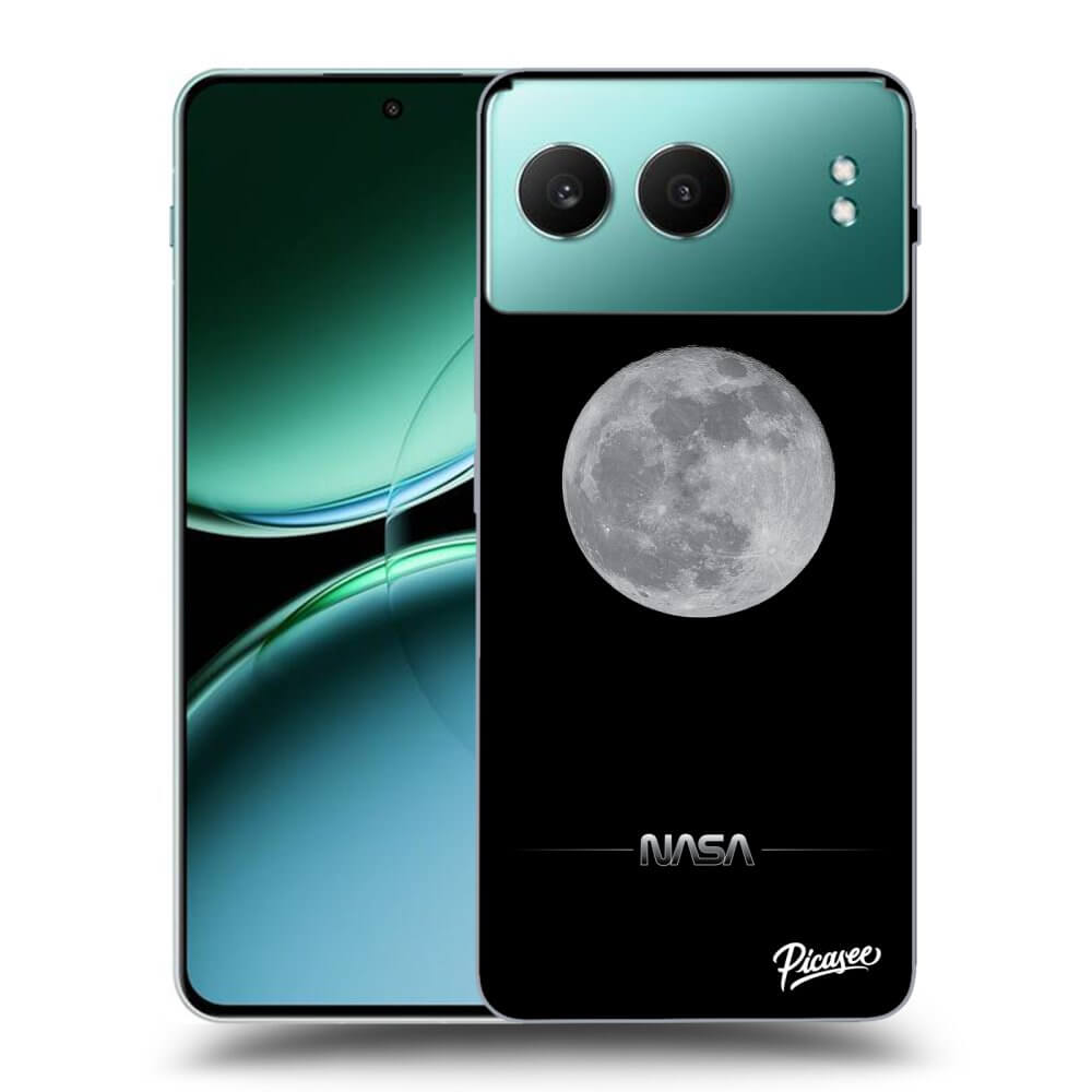 Fekete Szilikon Tok Az Alábbi Mobiltelefonokra OnePlus Nord 4 - Moon Minimal