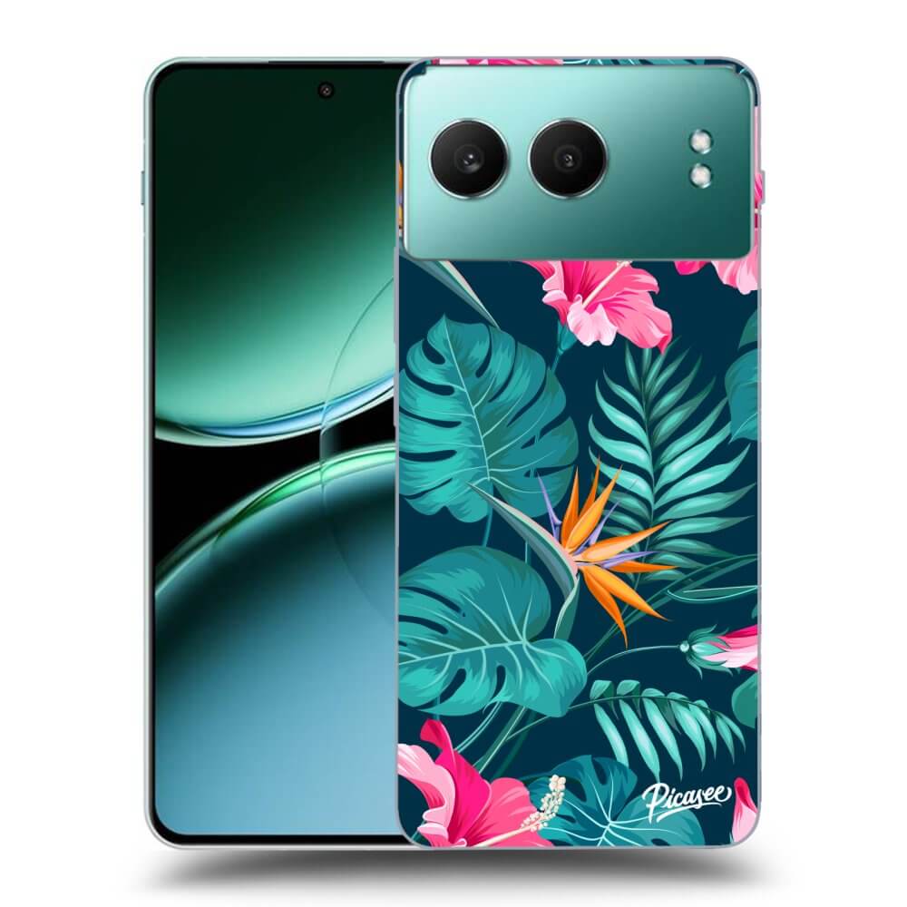 Fekete Szilikon Tok Az Alábbi Mobiltelefonokra OnePlus Nord 4 - Pink Monstera