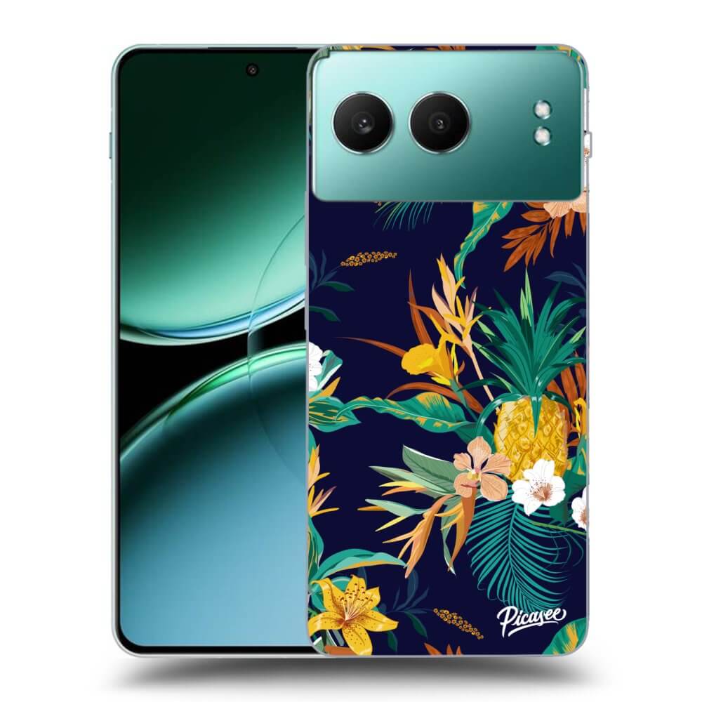 Fekete Szilikon Tok Az Alábbi Mobiltelefonokra OnePlus Nord 4 - Pineapple Color