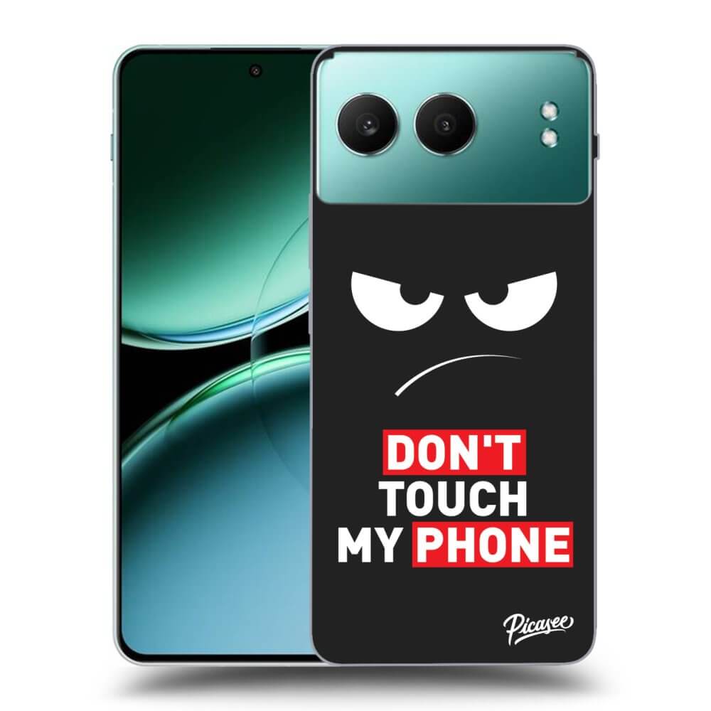 Fekete Szilikon Tok Az Alábbi Mobiltelefonokra OnePlus Nord 4 - Angry Eyes - Transparent