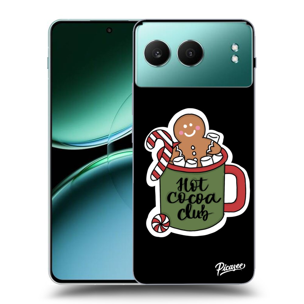 Fekete Szilikon Tok Az Alábbi Mobiltelefonokra OnePlus Nord 4 - Hot Cocoa Club