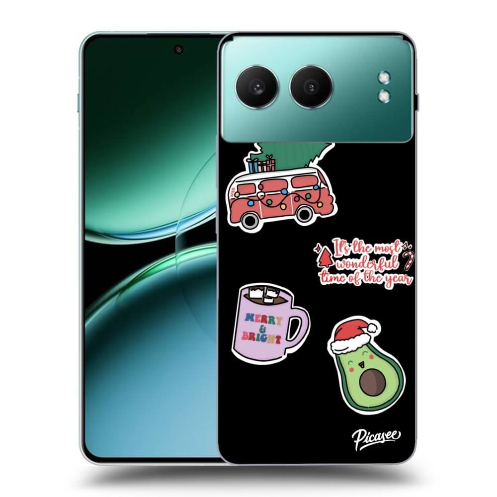 Fekete Szilikon Tok Az Alábbi Mobiltelefonokra OnePlus Nord 4 - Christmas Stickers