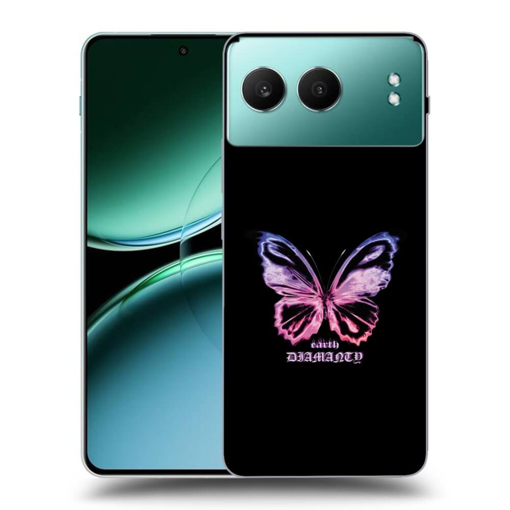 Fekete Szilikon Tok Az Alábbi Mobiltelefonokra OnePlus Nord 4 - Diamanty Purple