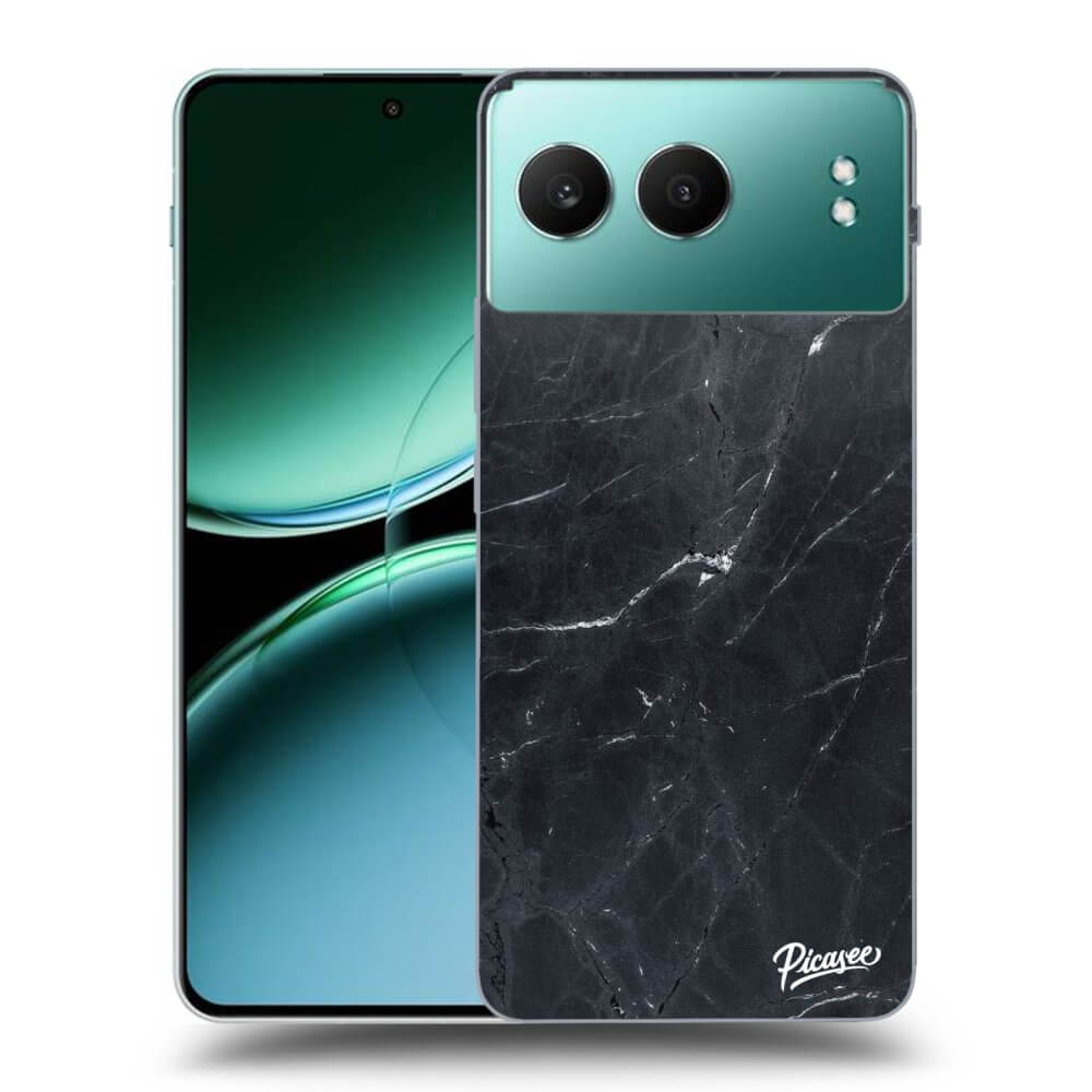 Fekete Szilikon Tok Az Alábbi Mobiltelefonokra OnePlus Nord 4 - Black Marble