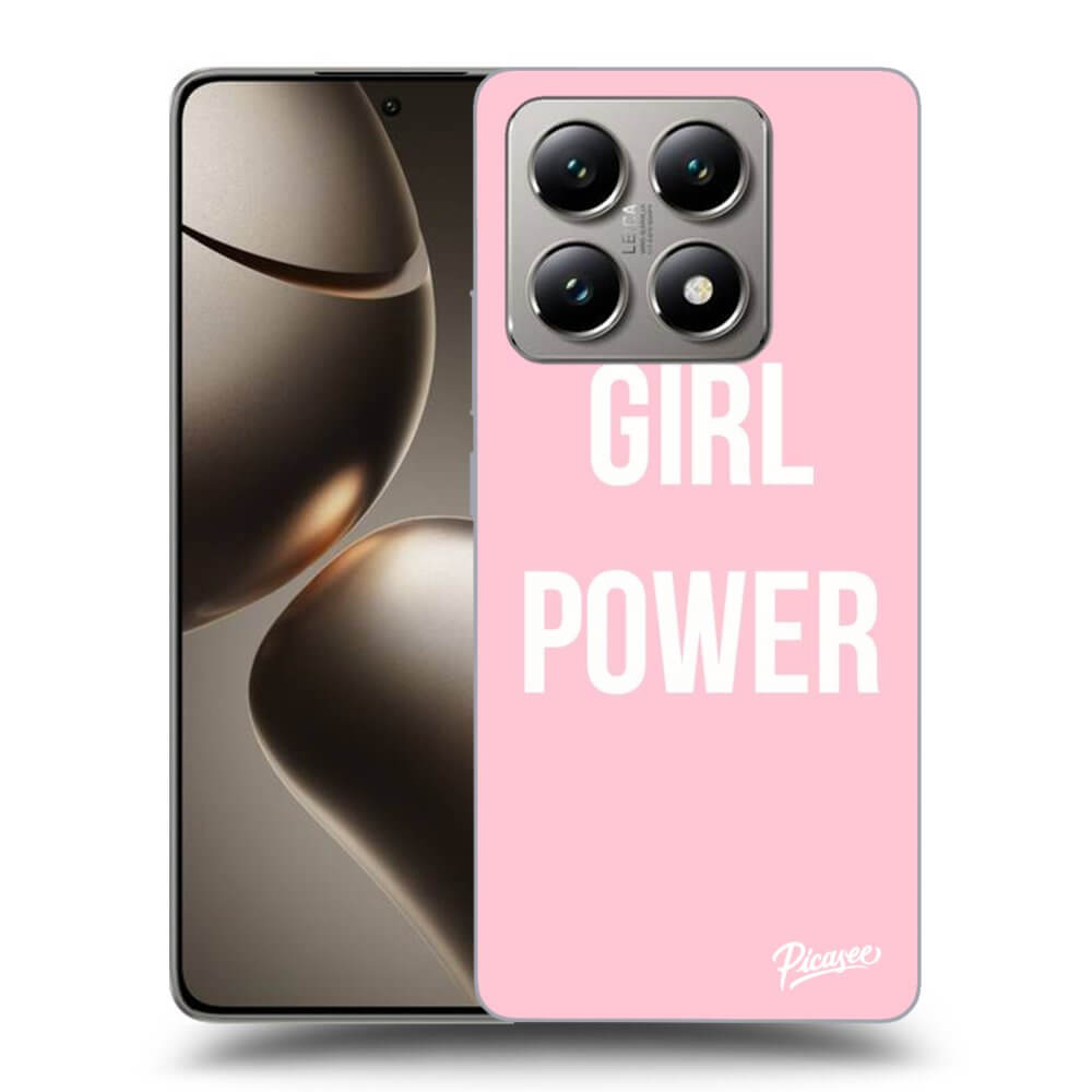 Fekete Szilikon Tok Az Alábbi Mobiltelefonokra Xiaomi 14T - Girl Power