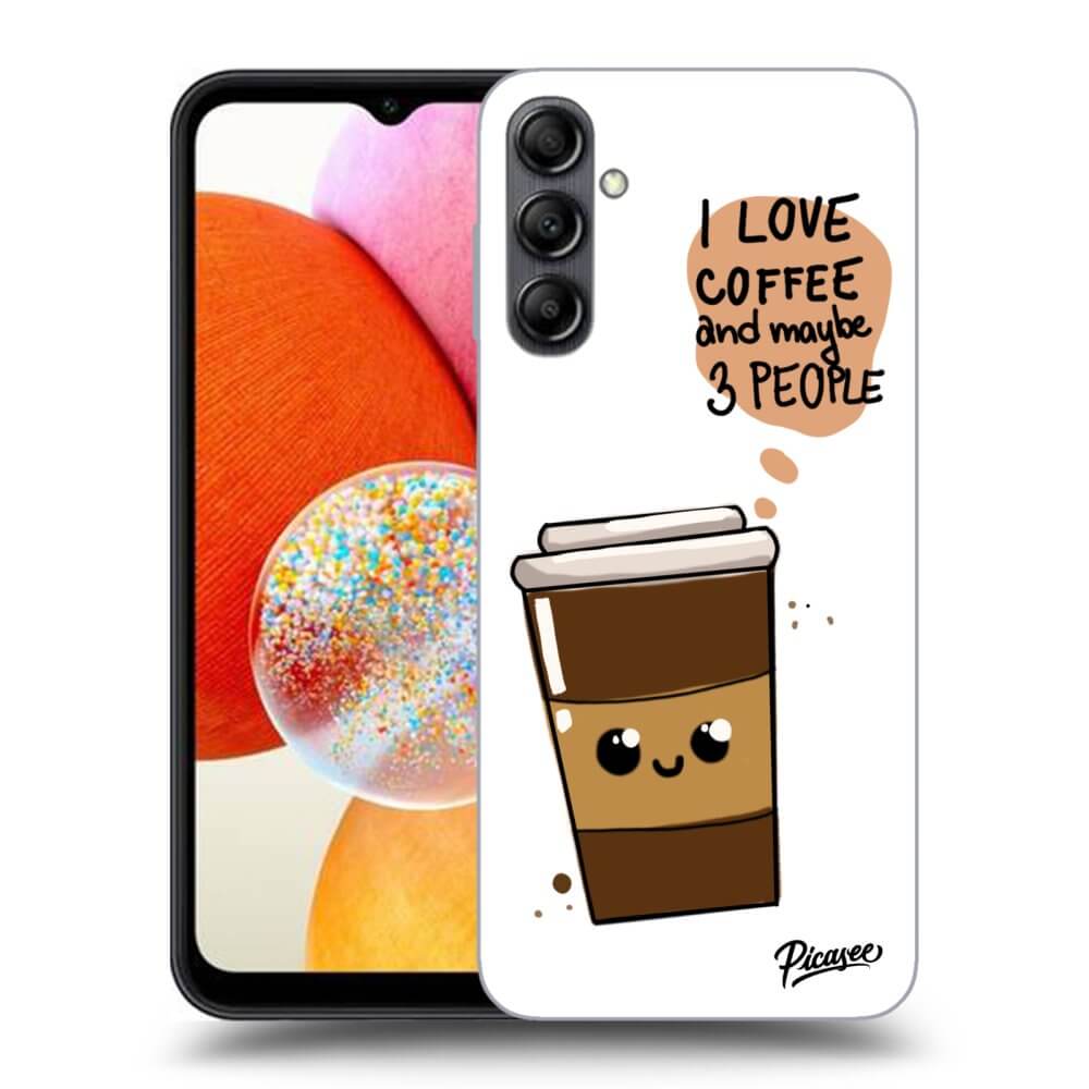 Fekete Szilikon Tok Az Alábbi Mobiltelefonokra Samsung Galaxy A16 5G - Cute Coffee