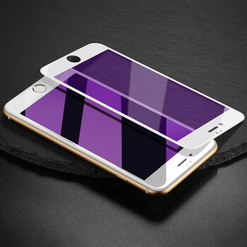 Picasee 3D üvegfólia kerettel az alábbi mobiltelefonokra Apple iPhone 6/6S - fehér